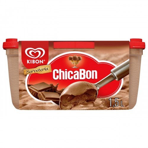 Sorvete ChicaBon Kibon - 1,5 l