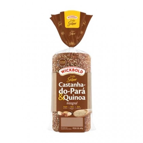 Pão de Forma Integral Castanha do Pará & Quinoa - WickBold 400g