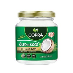 Óleo de Coco Extra Virgem Copra - 200 Ml