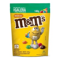 Confeitos de Chocolate Ao Leite Com Amendoim  M&M - 148 Gr
